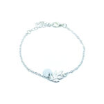 Leaf Charm Chain Bracelet