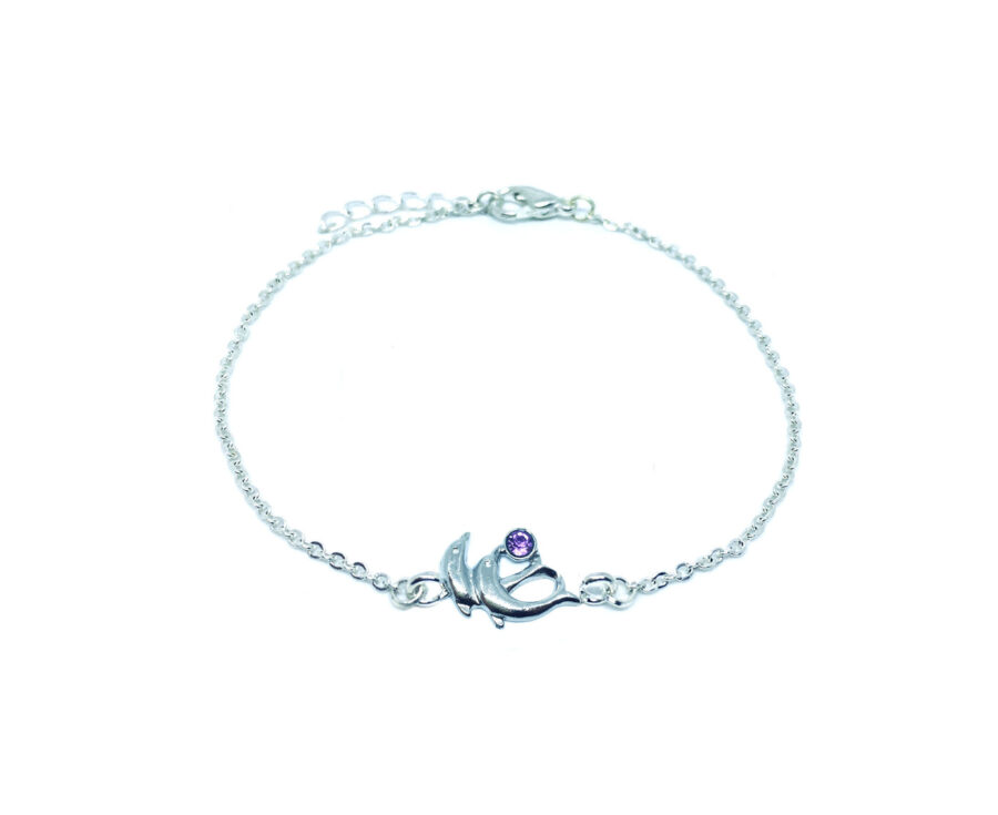 Double Fish Charm Chain Bracelet