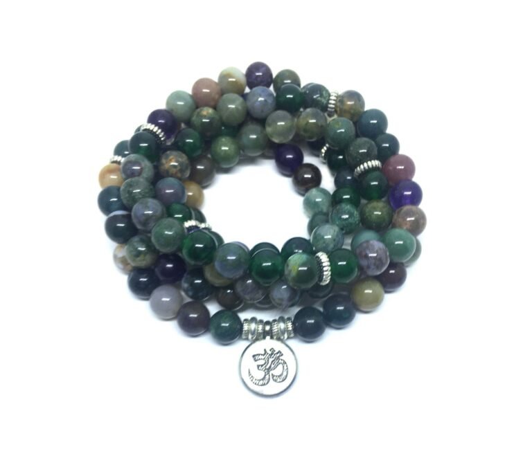 Agate Mala Bracelet