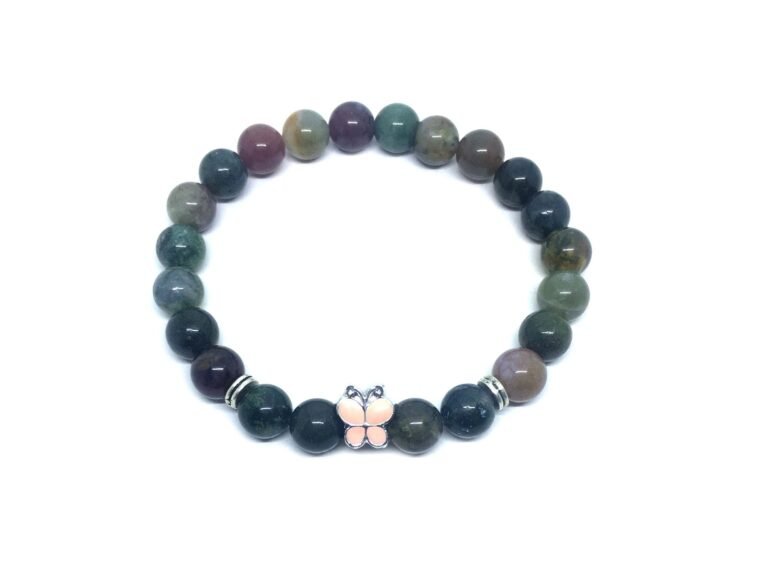 Agate Butterfly Bracelet