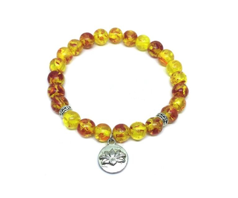 Amber Bead Bracelet