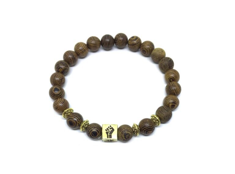 "Black Live Matter" Wooden Bracelet