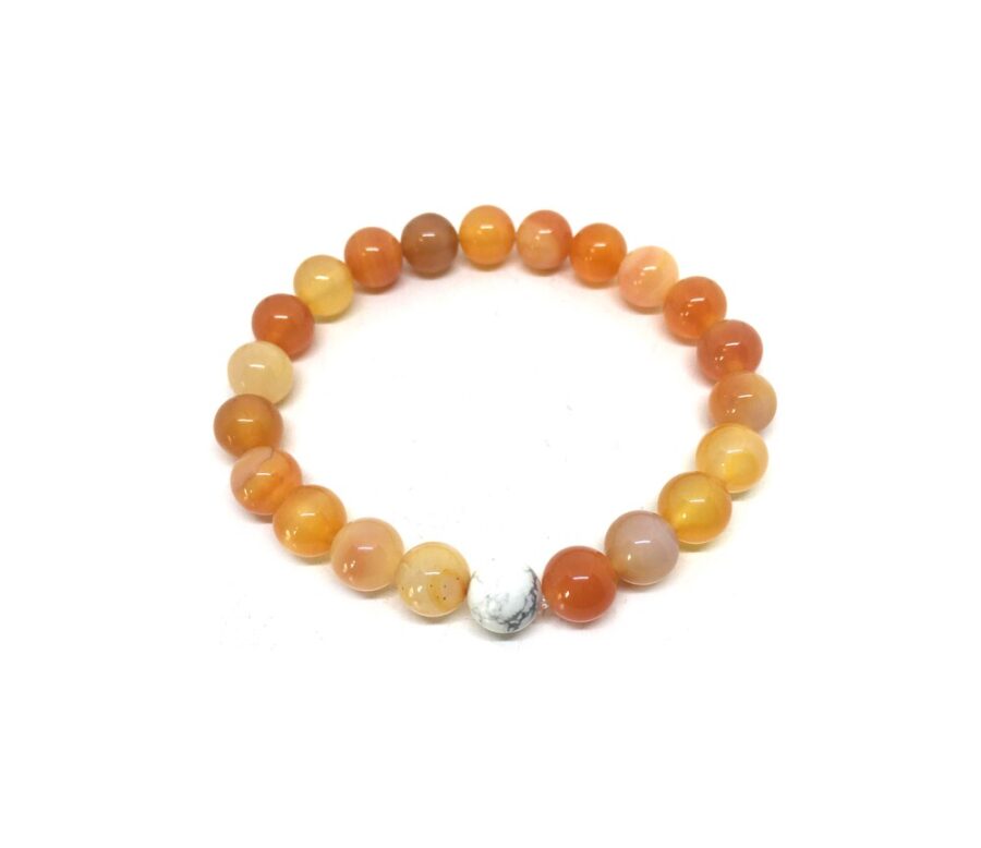 Carnelian bead Him And Her Bracelets