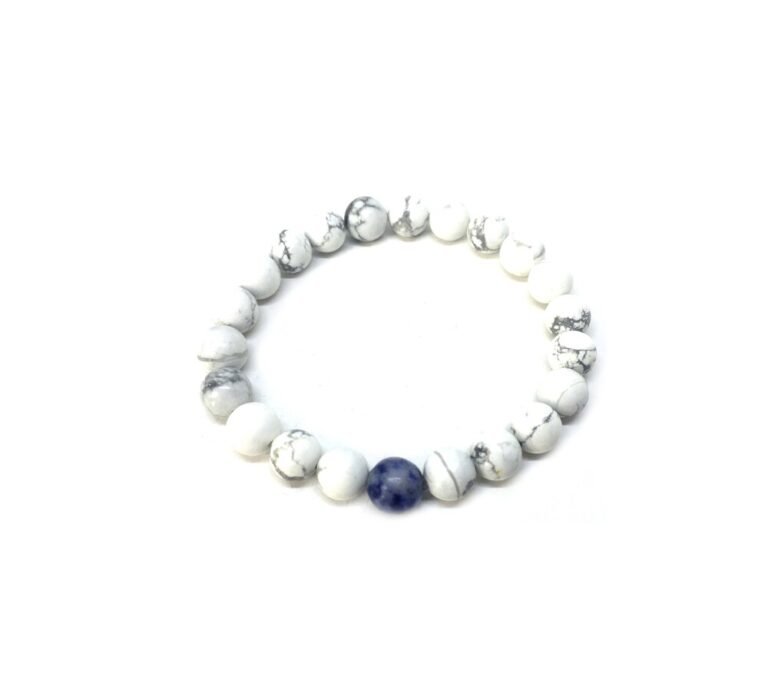 Howlite bead Distance Bracelets For Friends