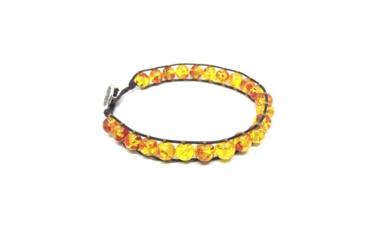 Amber Wrap Bracelet