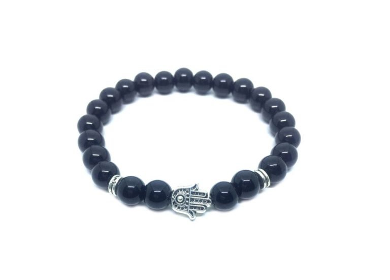 Hamsa Bracelet Black