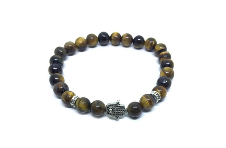 Tiger Eye Hamsa Bracelet