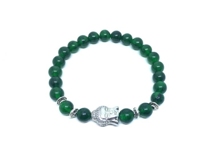 Genuine Jade Bead Bracelet