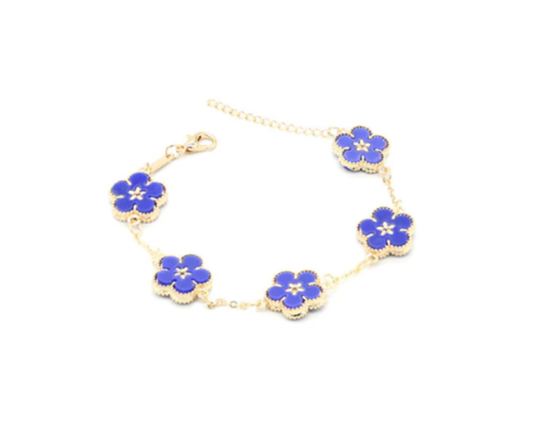 Flower Charm Bracelet