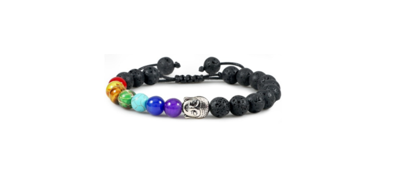 Lava Rock Chakra Bracelet