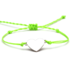 Heart Wax String Bracelet