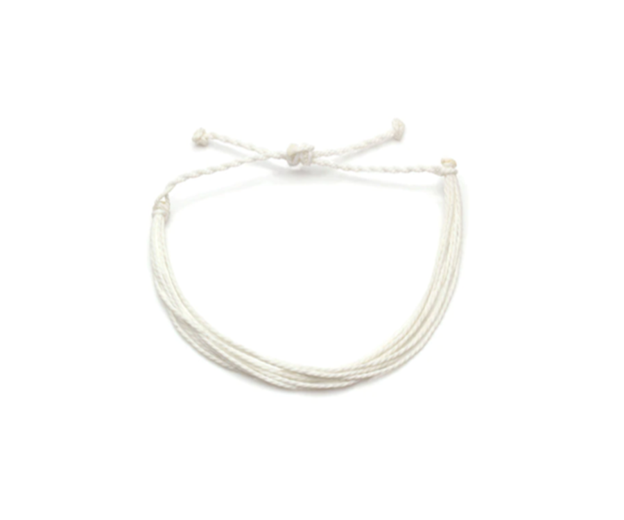 White Waterproof Wax String Bracelet