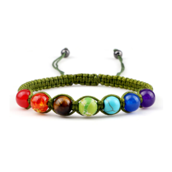 Braided Yoga Healing 7 Chakra Bracelet