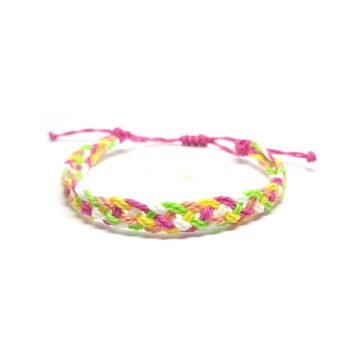 Colorful Braided 6 String Friendship Bracelet