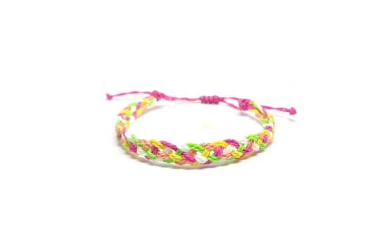 Colorful Braided 6 String Friendship Bracelet