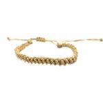 Tan Handmade Braided Waterproof String Bracelet