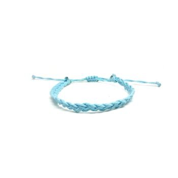 Blue Braided Surfer Friendship Bracelet