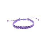 Handmade Purple Braided Waterproof Friendship Bracelet