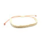 White Braided String Bracelet