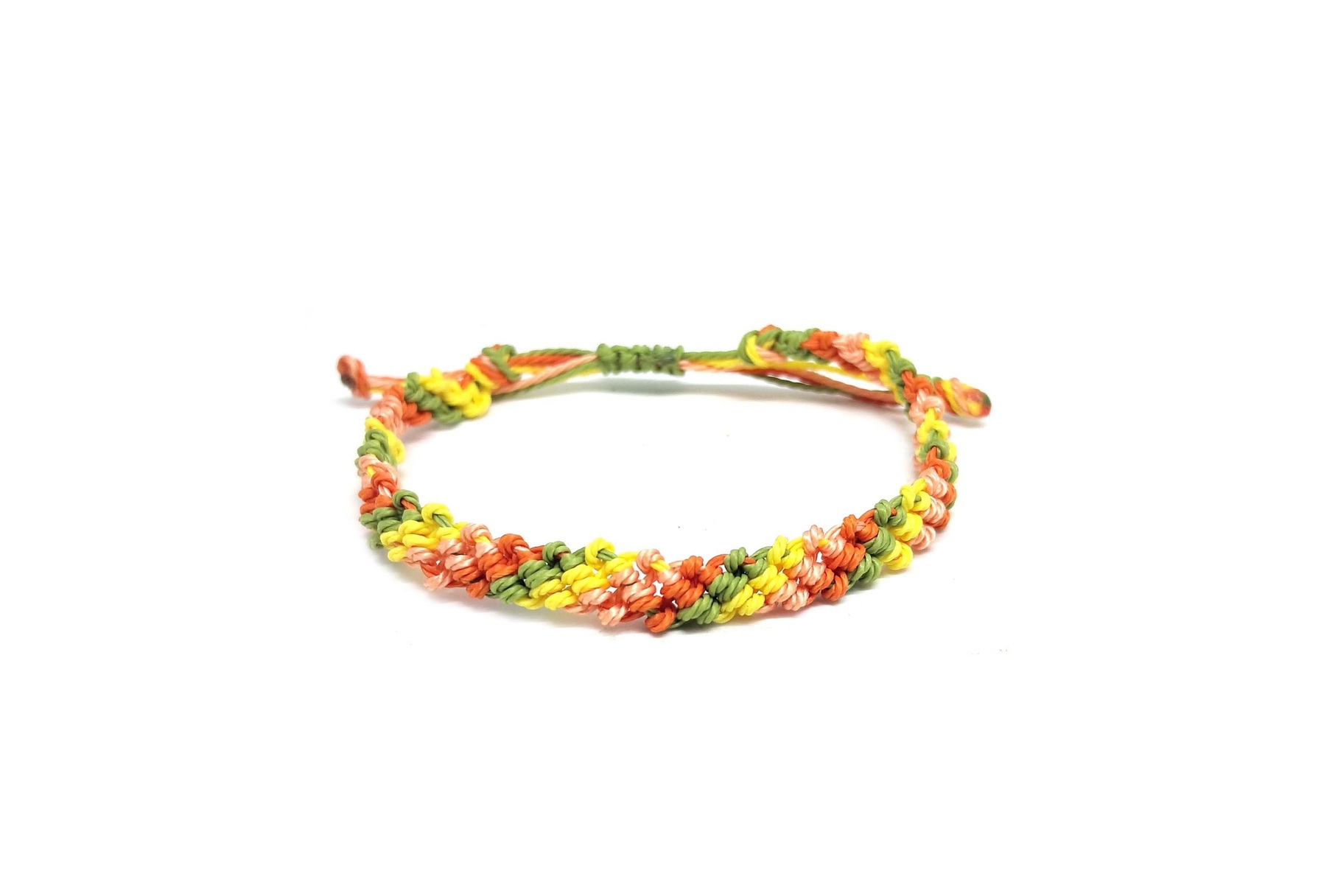 Colorful Handmade Braided String Bracelet