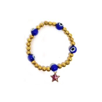 The Evil Eye Bracelet with star charm