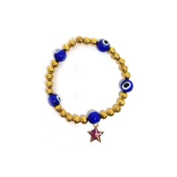 The Evil Eye Bracelet with star charm