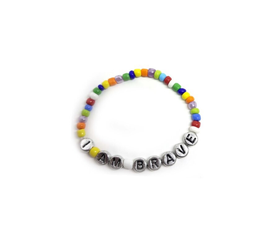 I'm Brave Enough Affirmation Bracelet