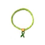 Green Bead Awareness Bracelet