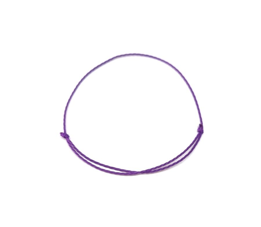 Purple String Surfer Bracelet