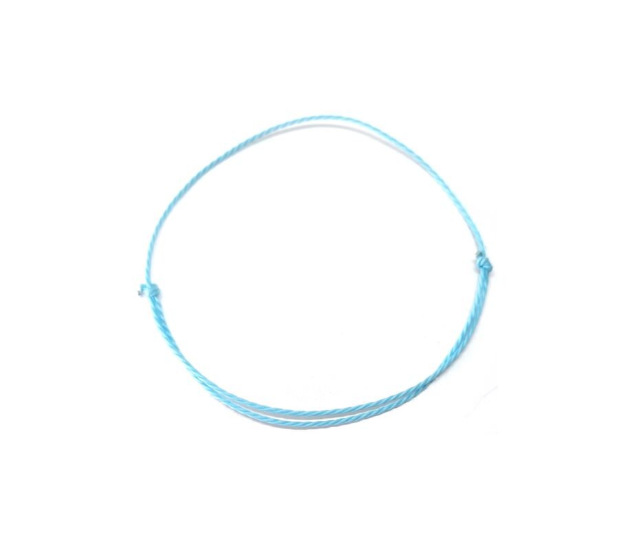 Handmade sky blue String Surfer Bracelet