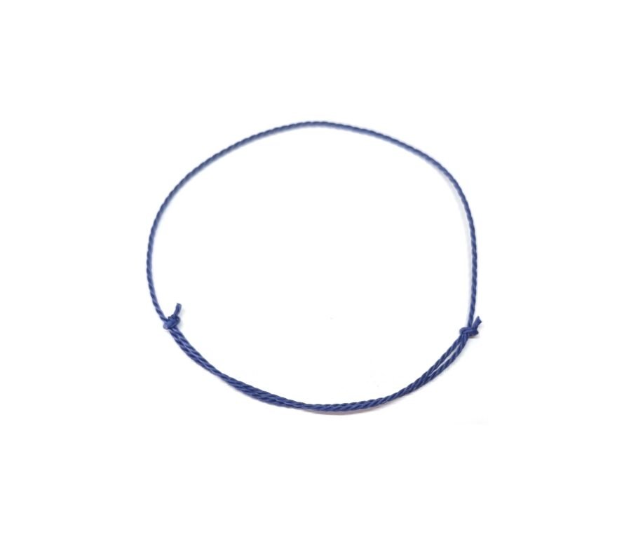 Adjustable blue String Bracelet