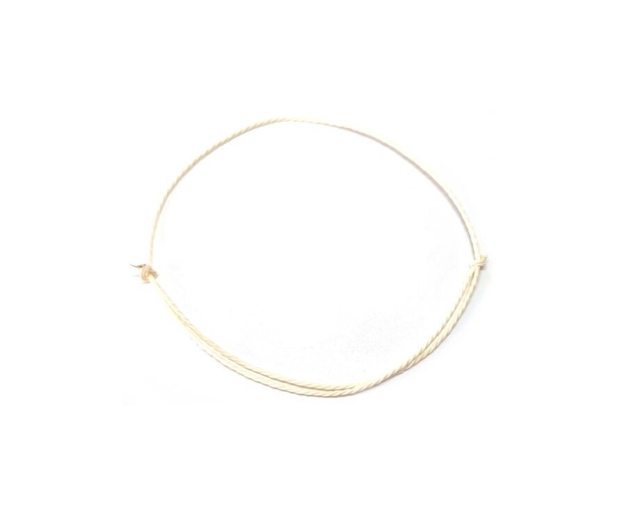 Adjustable white String Bracelet