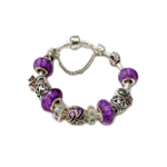 Epilepsy Awareness European Charm Bracelet