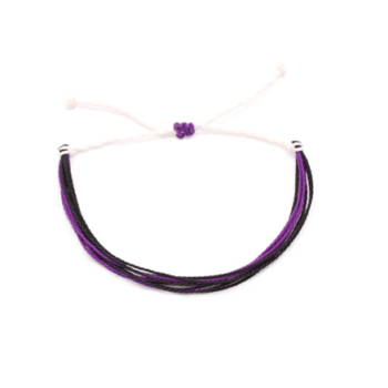 Purple Epilepsy Awareness Bracelet