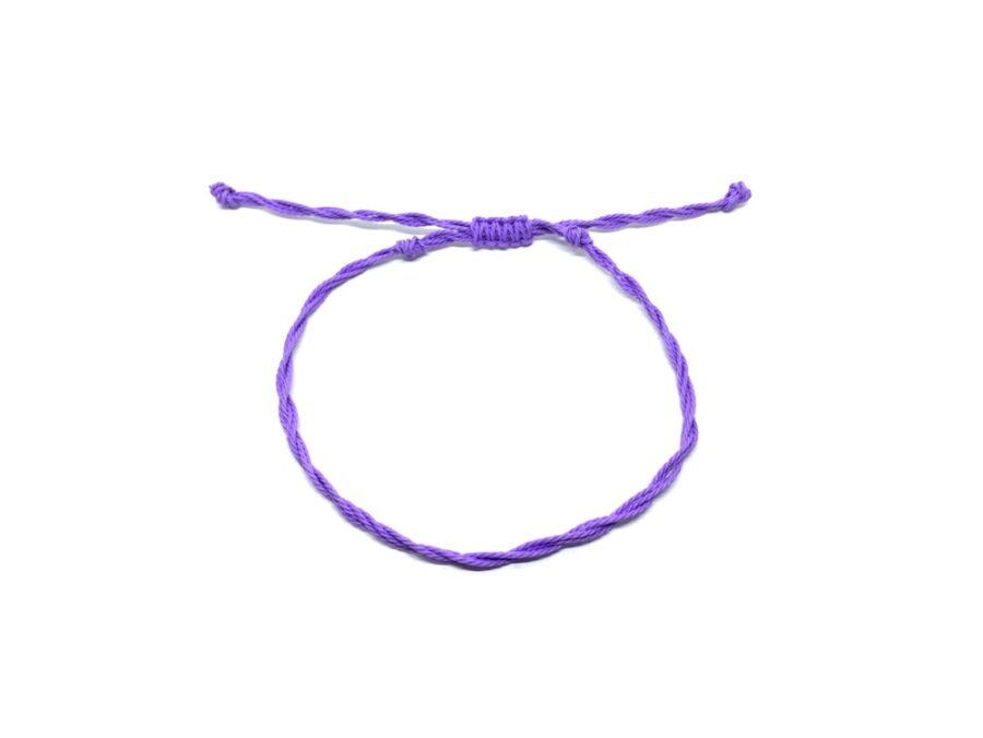 Epilepsy Awareness Cord Bracelet