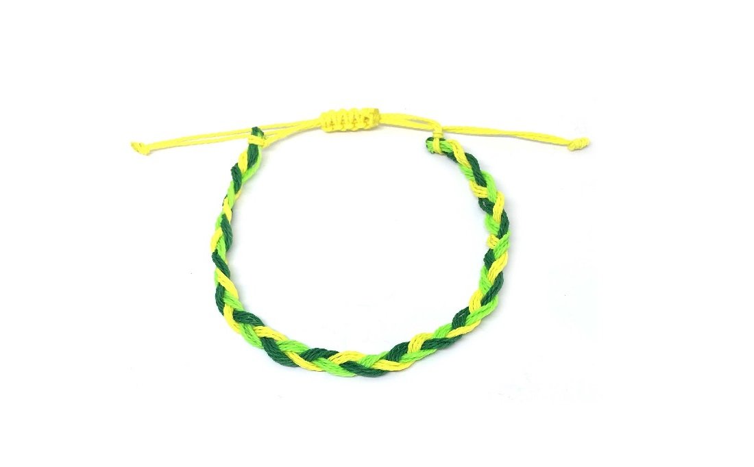 Mental Health Awareness Braided Bracelet