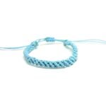 Teal Ovarian Cancer Bracelet