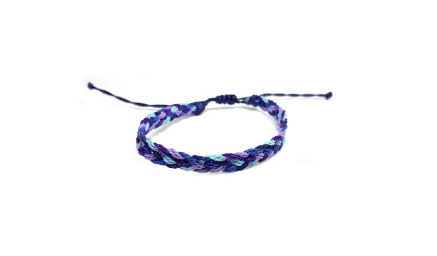 Waterproof Handmade Suicide Awareness Bracelet