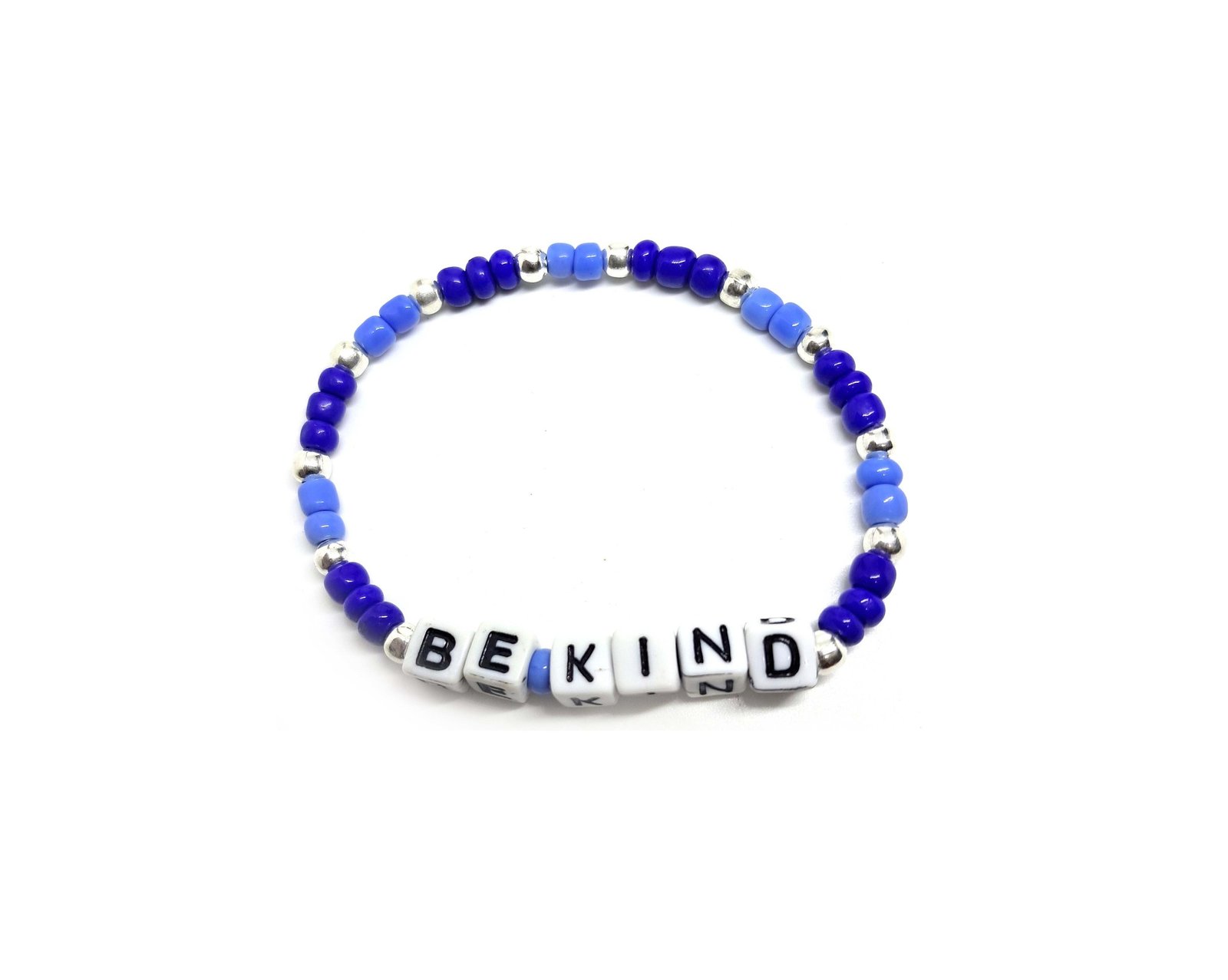 Blue 'Be Kind' Bracelet