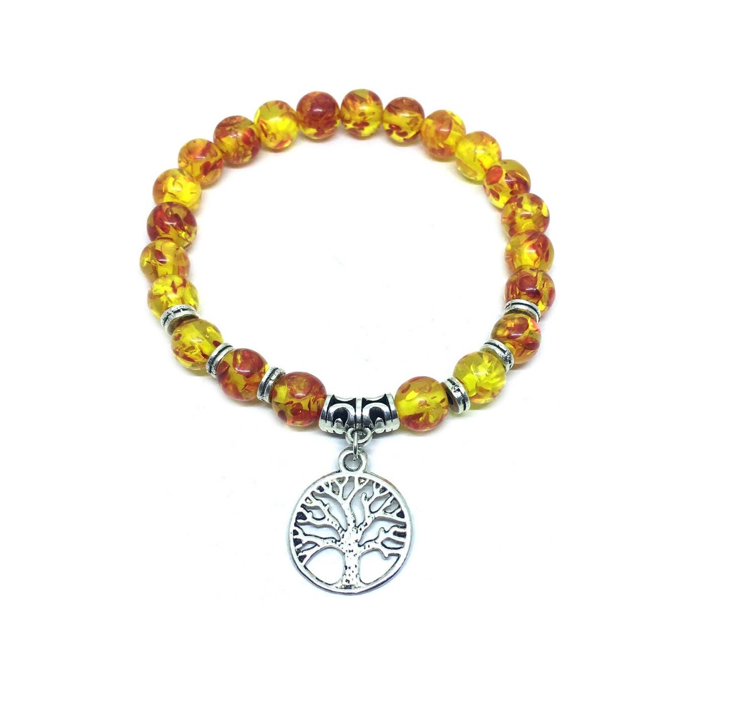 Tree of Life Amber Bracelet