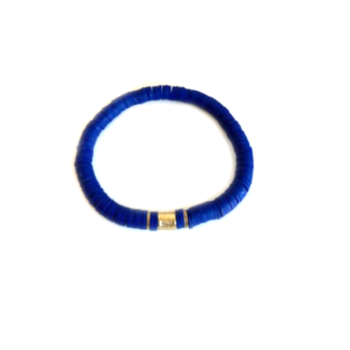 Clay The USA Patriotic Blue Bracelet