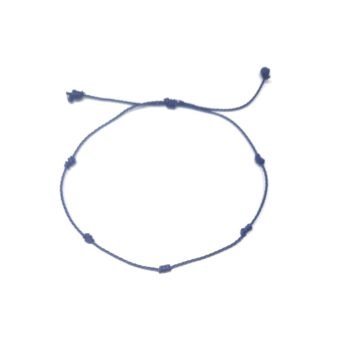 5 Knots Blue String Protection Bracelet