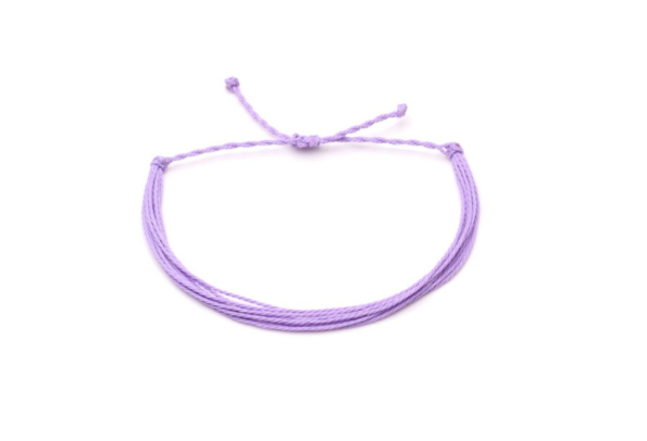 9 Purple String Bracelet