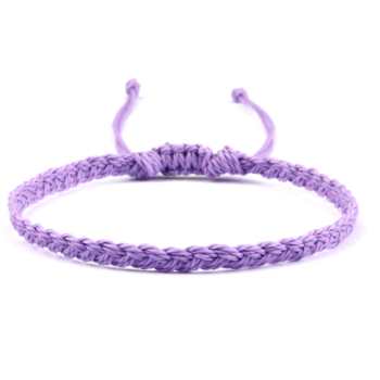 Handmade Purple String Bracelet