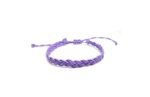 Purple String Braided Friendship Bracelet