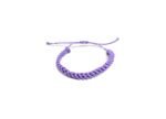 ZPRP-012 Boho Braided Purple String Bracelet