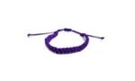 Purple Waterproof Waxed String Bracelet